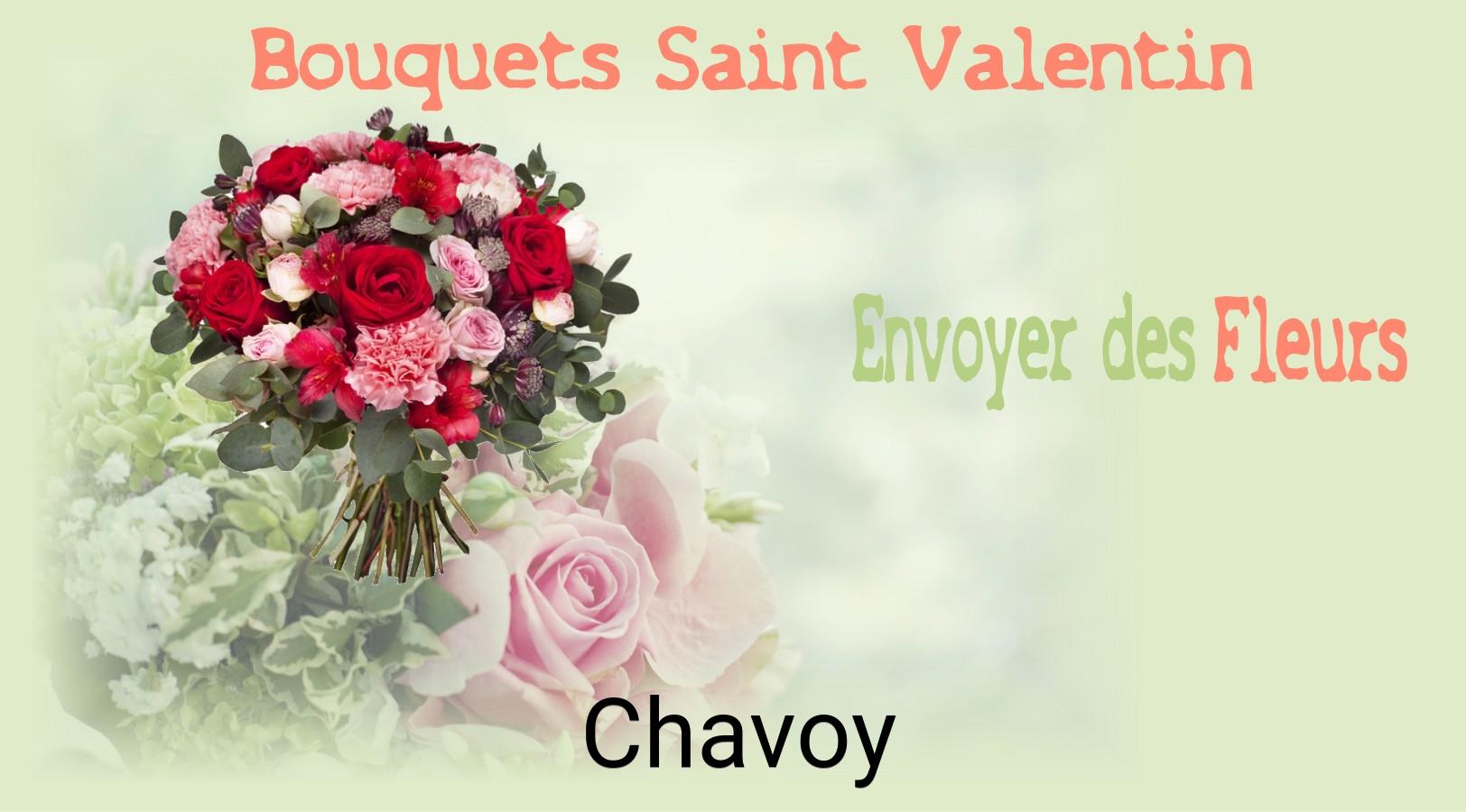 Roses de Saint-Valentin livrées à Chavoy